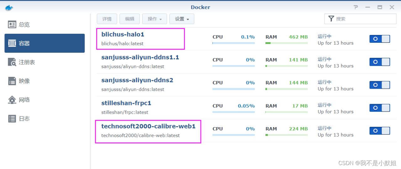 如何利用阿里云域名远程访问家中群辉NAS（Docker容器）上的calibre、halo博客？插图