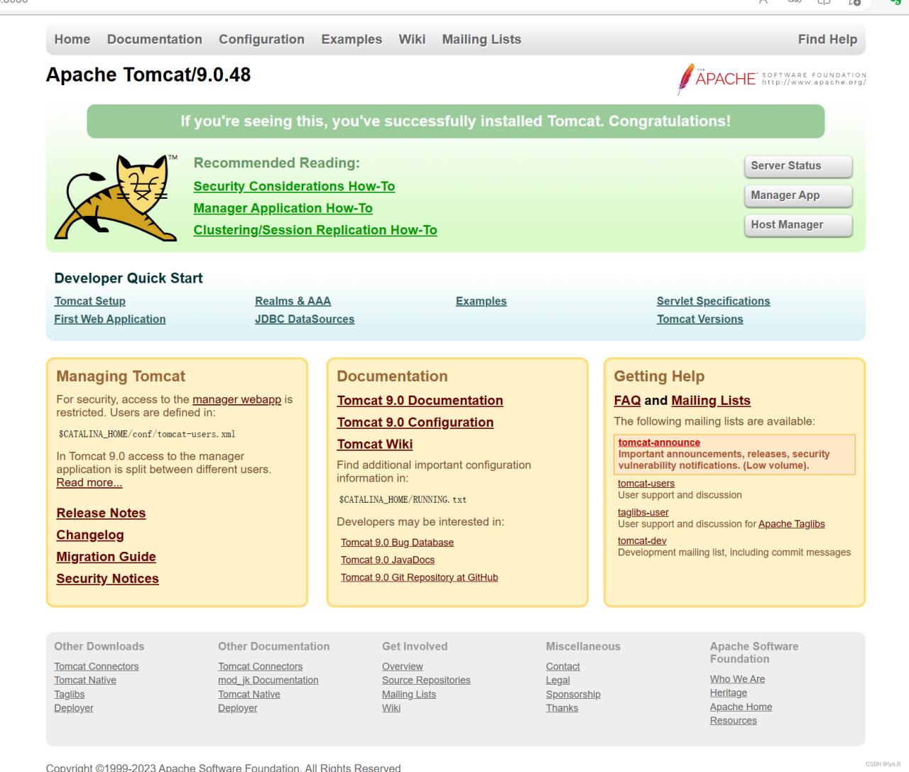 【Linux】在Ubuntu上部署web项目（Ubuntu版本为16.04.7，jdk1.8、mysql5.7、tomcat9.0.48）插图7