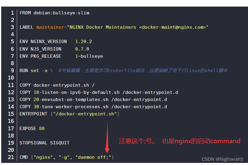 【故障排查】k8s/docker容器启动后报错 nginx: [emerg] unexpected end of parameter, expecting “；“ in command line-陌上烟雨遥