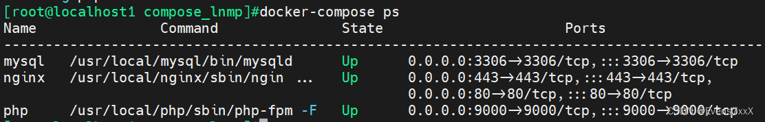 Docker-compose详解和LNMP搭建实战插图5