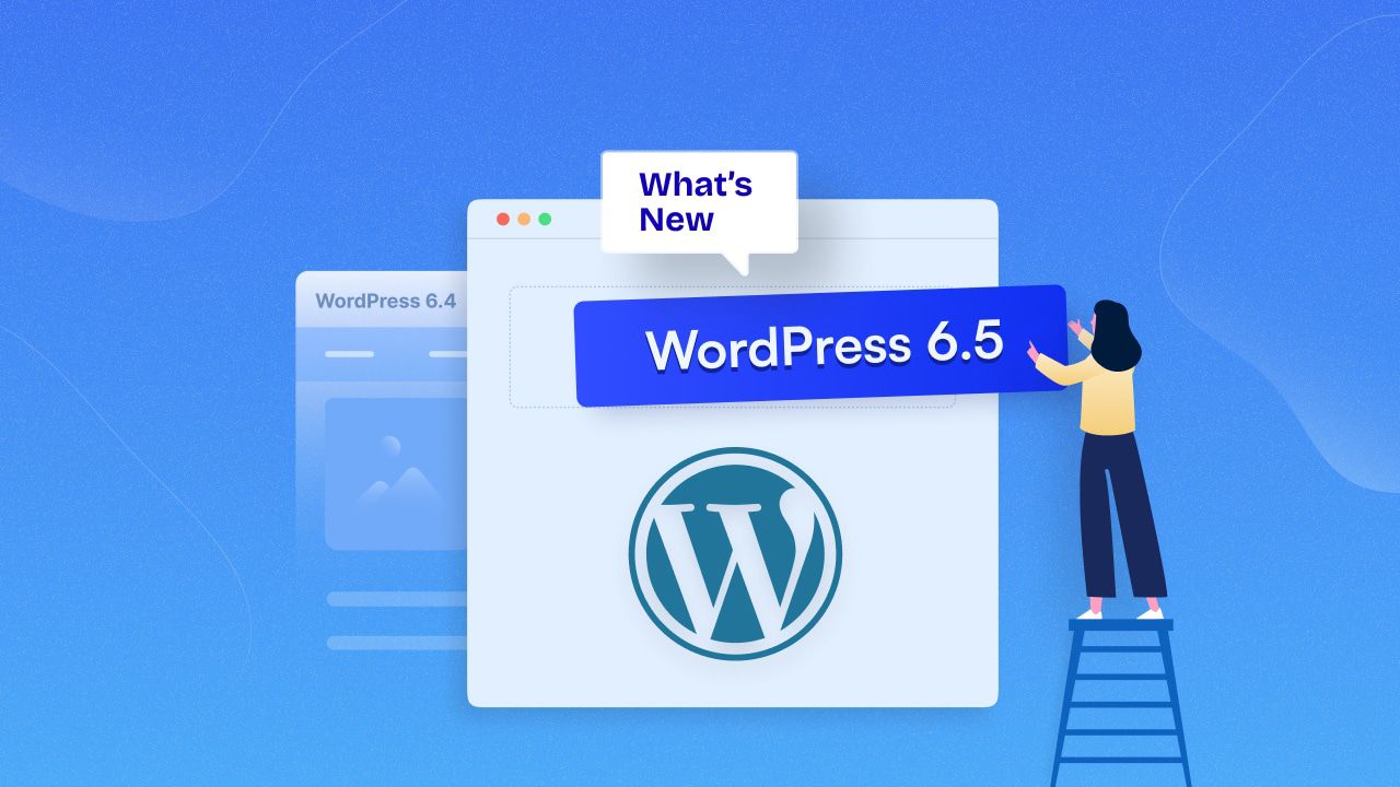 WordPress 6.5 的新增功能：字体库、交互 API 等插图