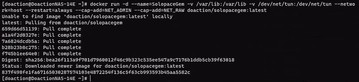 铁威马NAS使用docker方式运行Solopace.Gem客户端-陌上烟雨遥