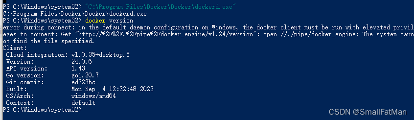 启动Docker服务后显示Docker Engine stopped-陌上烟雨遥