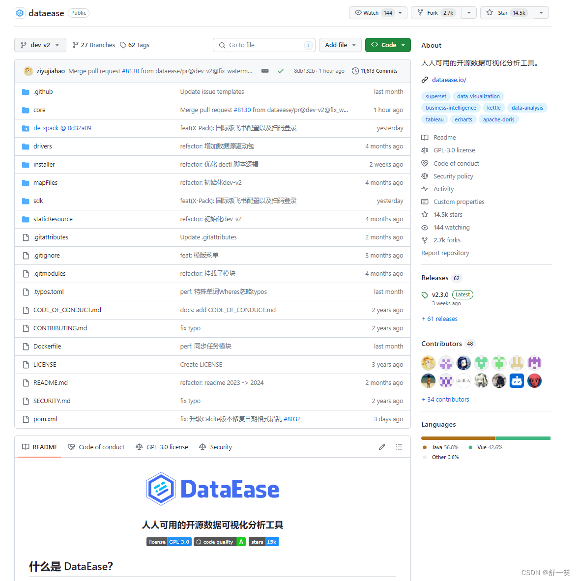 全网最最最详细DataEase源码Docker方式部署教程插图